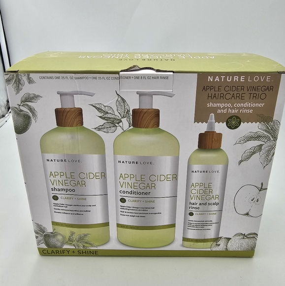 nature love Hair Nature Love Apple Cider Vinegar Clarify Shine Set